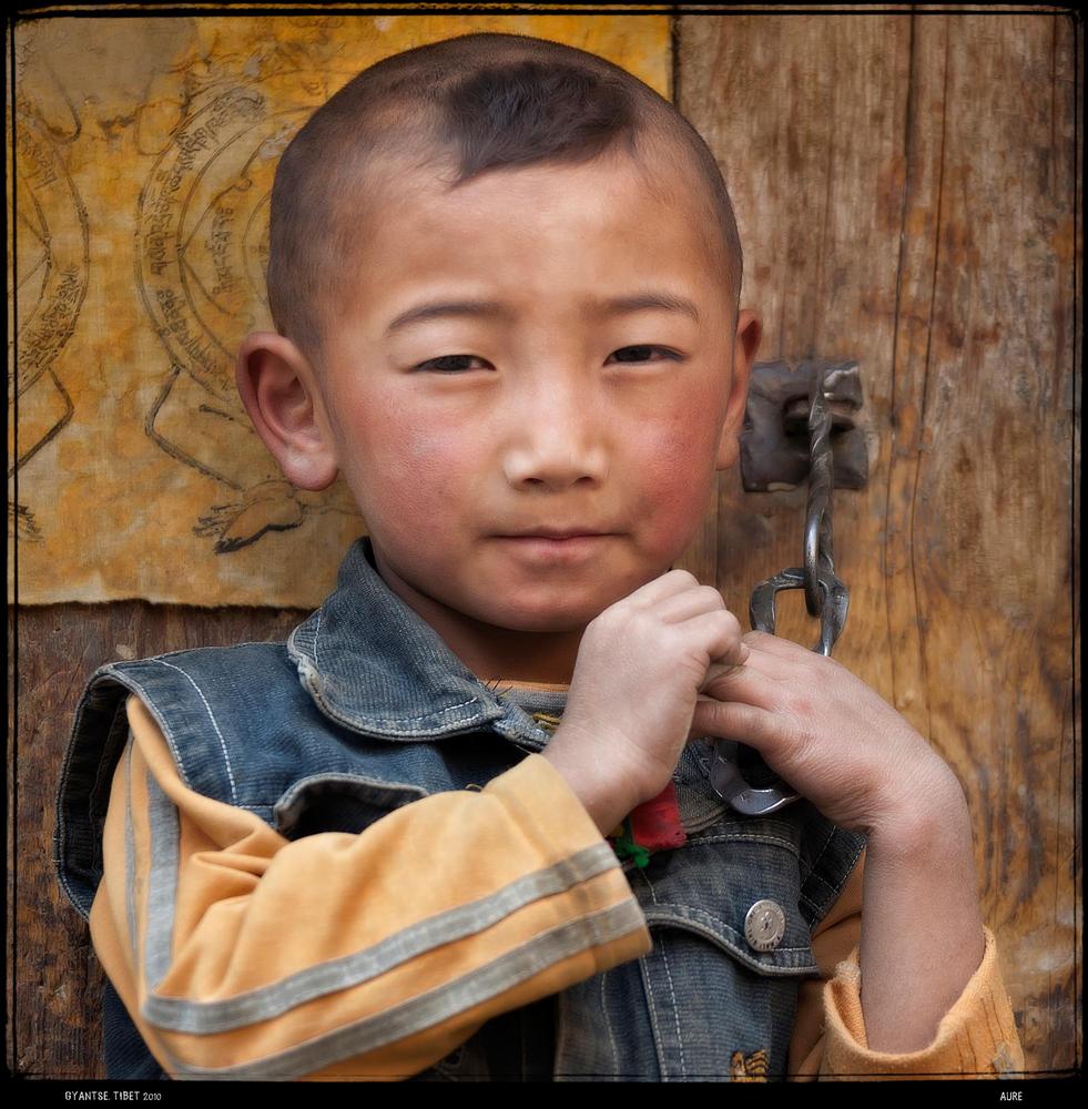 Gyantse. Tíbet